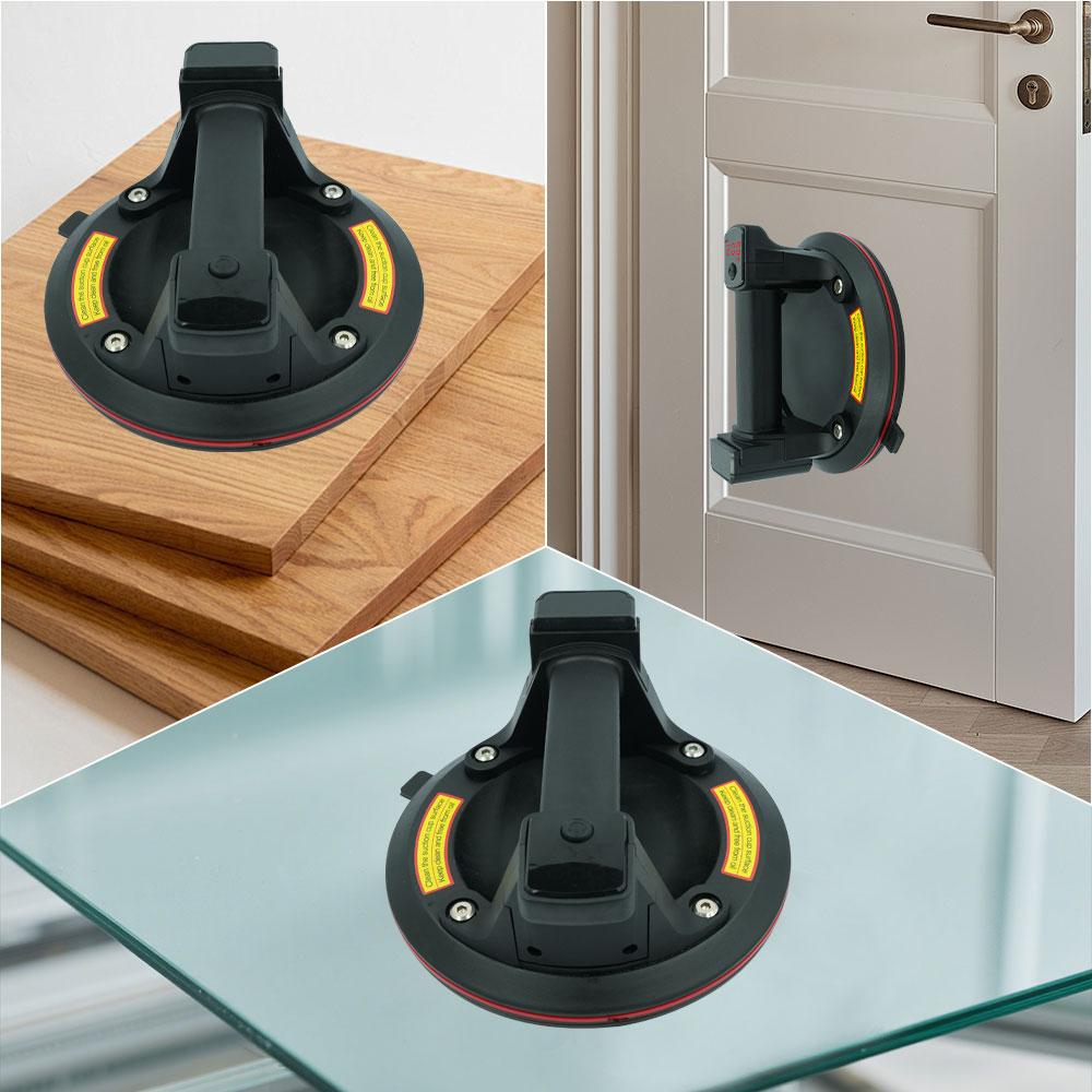 8 Inch 200kg Electric Vacuum Suction Cup Bearing Capacity Heavy Duty Vacuum Lifter for Granite Tile Glass Manual Lifting Powerfu
