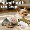 Cotton Pet Flying Sleeves Skirt Thin Breathable Puppy Skirt Cute Dog Cooler Clothes  Daily Use