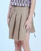 Dilettantism D-Ring Pleated Wrap Skirt (Bg)