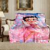 Betty Boop Decke Leichte bedruckte Überwurfdecke für Sofa, Bett, Auto, Ein herzliches Geschenk für Ihre Familie und Freunde