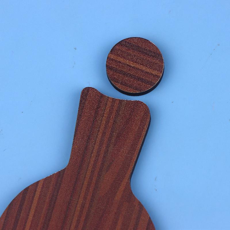 Bathroom Door Sign - Unisex Wooden Wall Decor With Male & Female Figures Frameless Design For Home & Office,Bathroom Decor