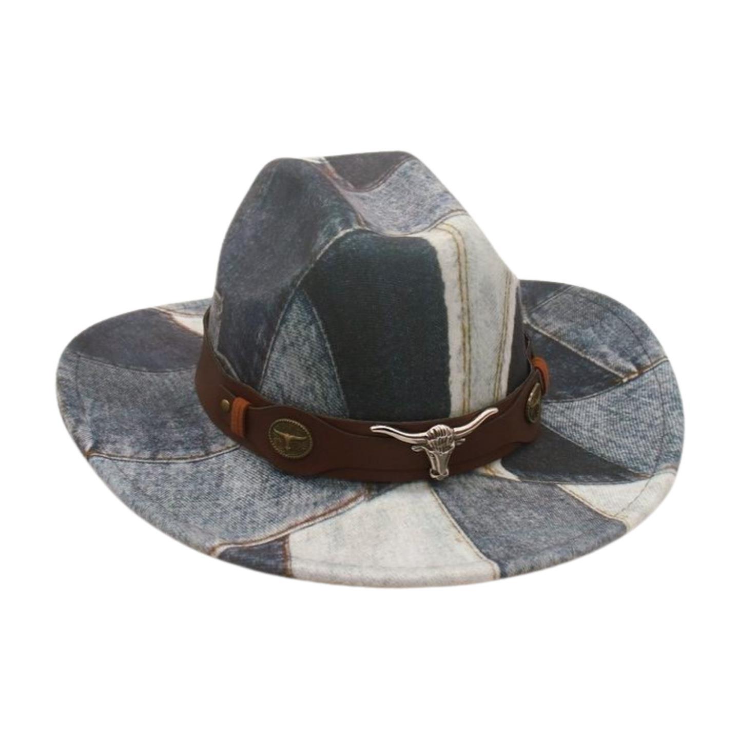 Путешествие Отпуск Джазовый Шляпник Этнический Стиль Уличная Съемка Шляпа из Войлока Западный Ретро Ковбойский Цилиндр [one word top] one size fits all