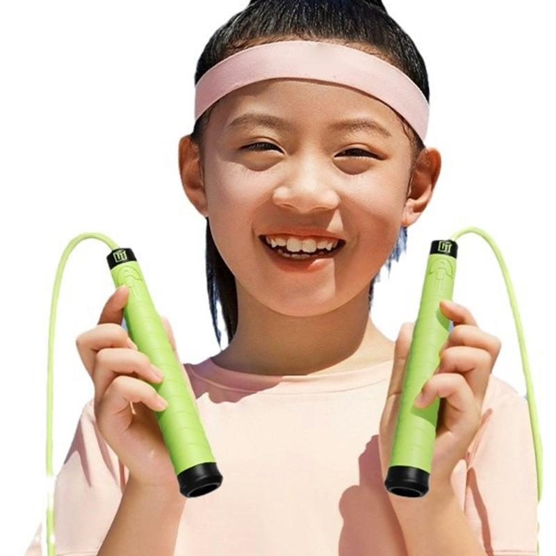 Speed Jump Rope with Rubber Handle for Workout School Home Sports, Childrens Jump Rope Skipping Rope with Nonslip Handle