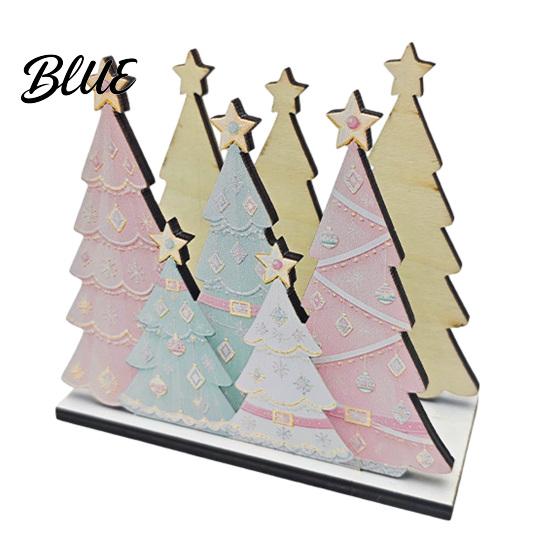 Multi-purpose Desktop Organizer Christmas Theme Wooden Napkin Holder, Decorative Holiday Paper Towel Stand, Gift for Her HD UV Printing Dining