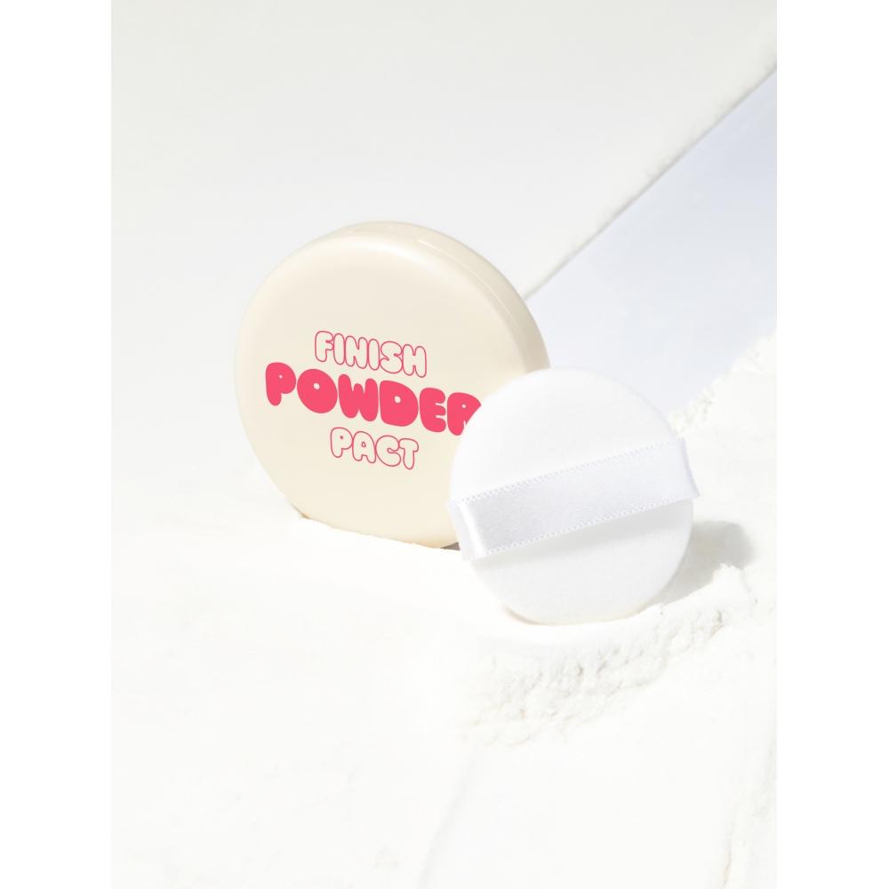 Me Factory Oil Sok Finish Powder Pact  White  5 G