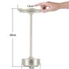 LED Touch Table Lamp - Minimalist Retro Cafe Style, USB Rechargeable