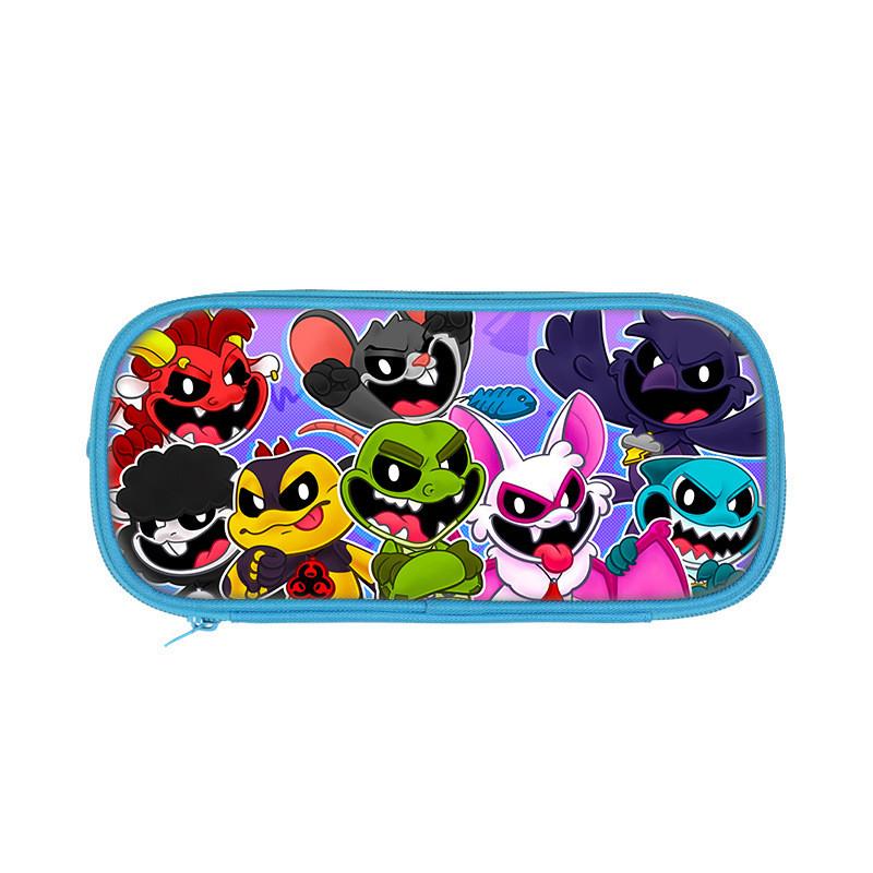 Nightmare Critters Double Layer Pencil Case With Nylon Material For Students And Kids