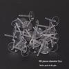 100 Clear Plastic Figurine Stabilizer Inserts for Cake Decorations