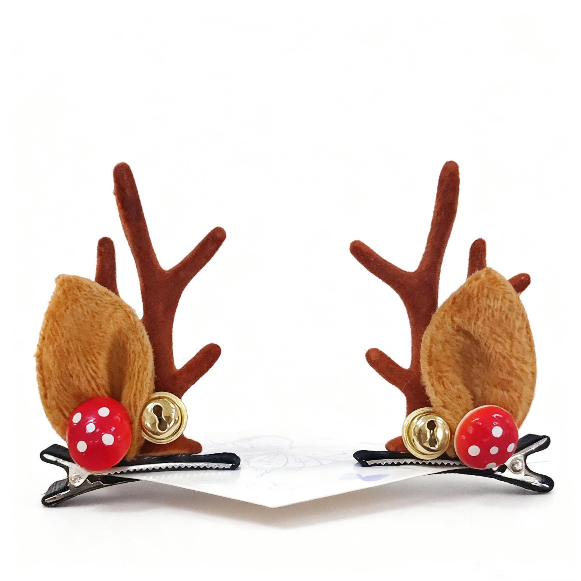 

Рождественские заколки для волос в виде оленей | Милые аксессуары для костюма олененка для взрослых и детей