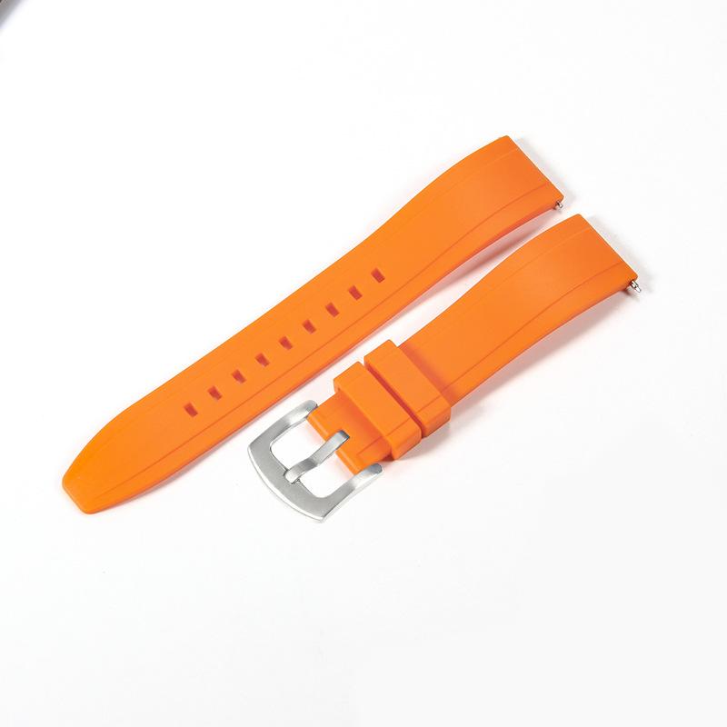 Gumowy Pasek 22mm Pasek z Szybkim Mocowaniem Odpowiedni do Shuttle West Iron Chengmeidu Comcast Seiko Fluorosilikonowy Zegarek