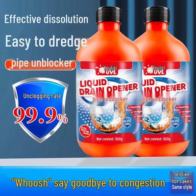 Powerful Drain Opener for Toilet & Kitchen Grease Clogs