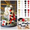 48pcs Red Black Cake Decorations Balls Cake Topper for Birthday Party Wedding Cake Decorating (Black, Red, White, Gold)