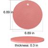 4 Pieces Of Three-legged Multi-purpose Silicone Pot Holder Thermal Pad Silicone Heat-resistant Coaster