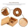 Bamboo Soap Box Convenient Lightweight Tray Holder Storage Rack Container Handcraft Bathtub Soap Dish Home