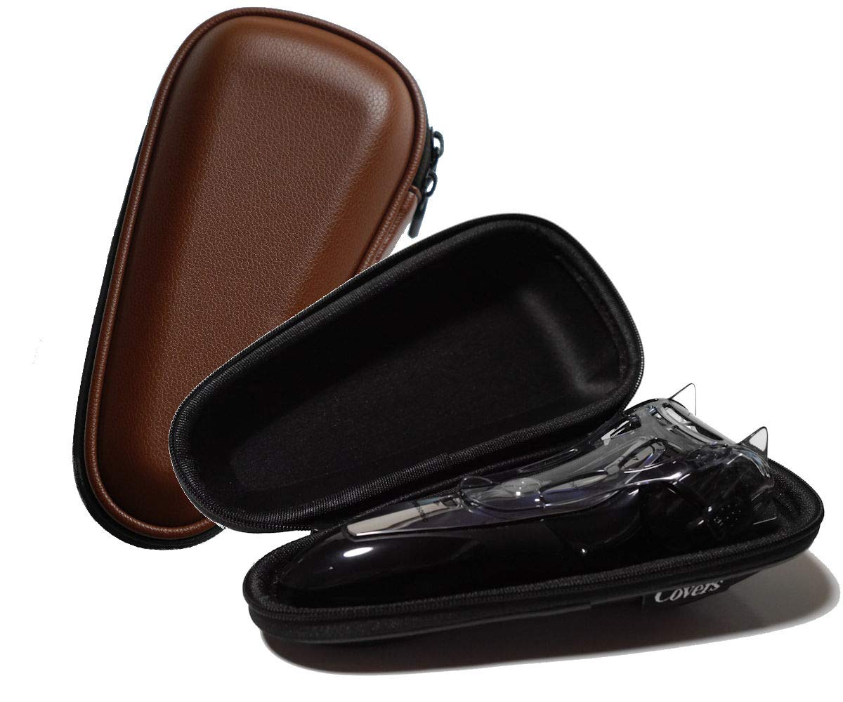 

Covers Men s Shaver Storage Case Compatible with Panasonic Lamdash ES-2L13 (Brown)