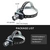 Rechargeable Telescopic LED Headlight Outdoor Wearable Strong Light for Night Riding And Fishing - Adjustable Focus