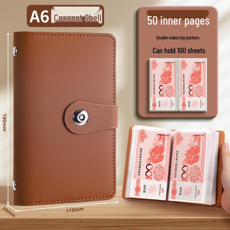 International Lockable Cash Savings Wallet & Banknote Album