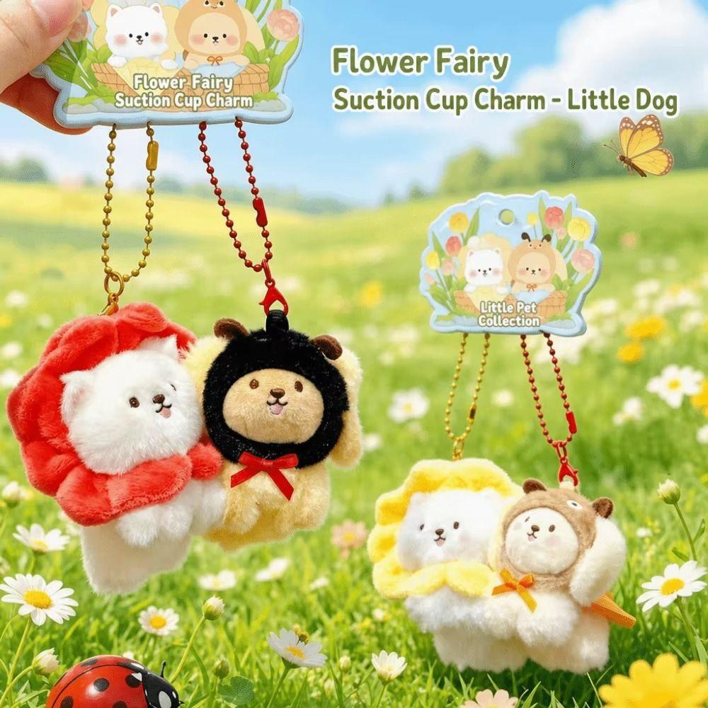 Bee Rabbit Flower Fairy Keychains Bag Charms Plush Keychains Magnetic Couple Pendant Backpack
