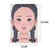 Makeup Practice Board - Face Paint Board, Reusable Painting Exercise Template, Stage & Home Makeup Tool for Boys & Girls