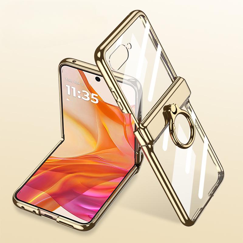 

Гальванизированный магнитный держатель для телефона чехол для Motorola Razr 50 Ultra Razr 50 защитный чехол для шарнира для Moto Razr &50 Moto Razr 50 Ultra