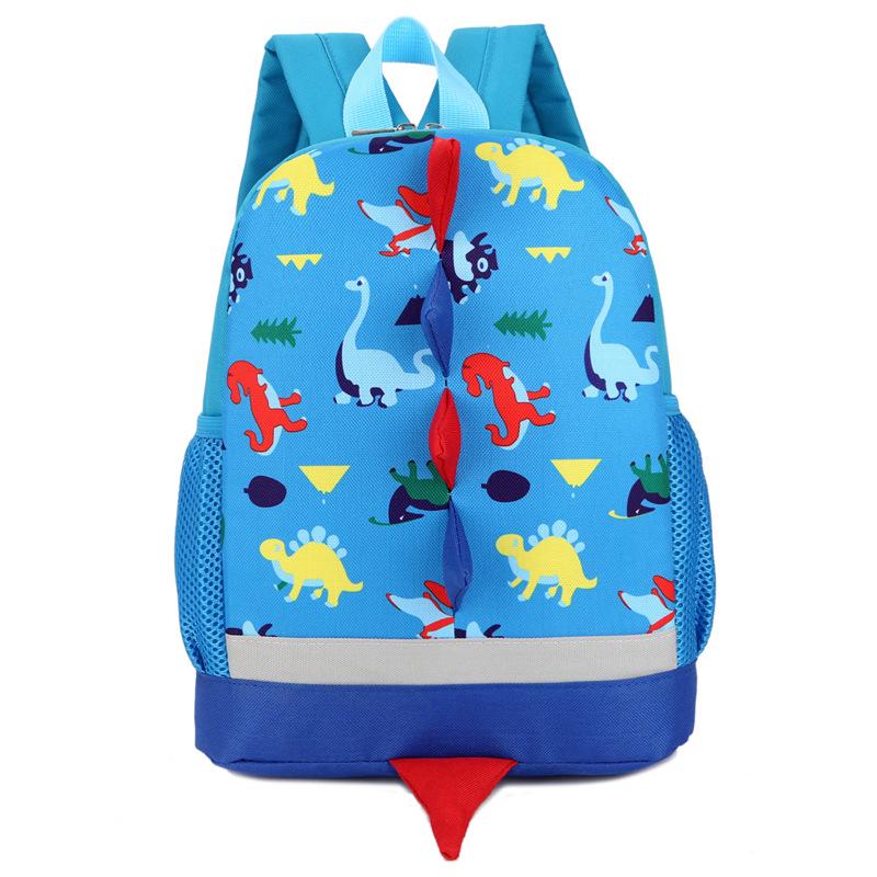 2020 New Dinosaur Children's Schoolbag Cross-border Kindergarten Baby Backpack Anti-lost