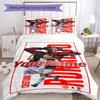 Cristiano Ronaldo 20 Customize Your Name Bedding Set Breathable Duvet Cover with Pillowcases Home Decoration Birthday Gift