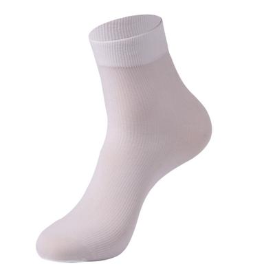 10Pairs Women Men Disposable Solid Color Thick Silk Socks for Ice Rink Foot Bath