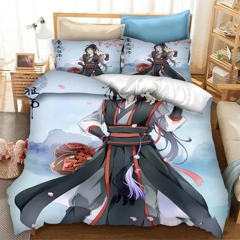 3d Grandmaster of Demonic Cultivation Mo Dao Zu Shi Bedding Set Boys Girls Twin Queen Size Duvet Cover Pillowcase Bed Kids Adult