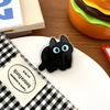 8pcs Fresh Keeping Black Cat Bag Clips Moisture-proof Kitchen Seal Clips  Seasoning Bags
