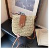 Summer Casual Straw Woven Crossbody Bag: Simple Vacation Style for Women