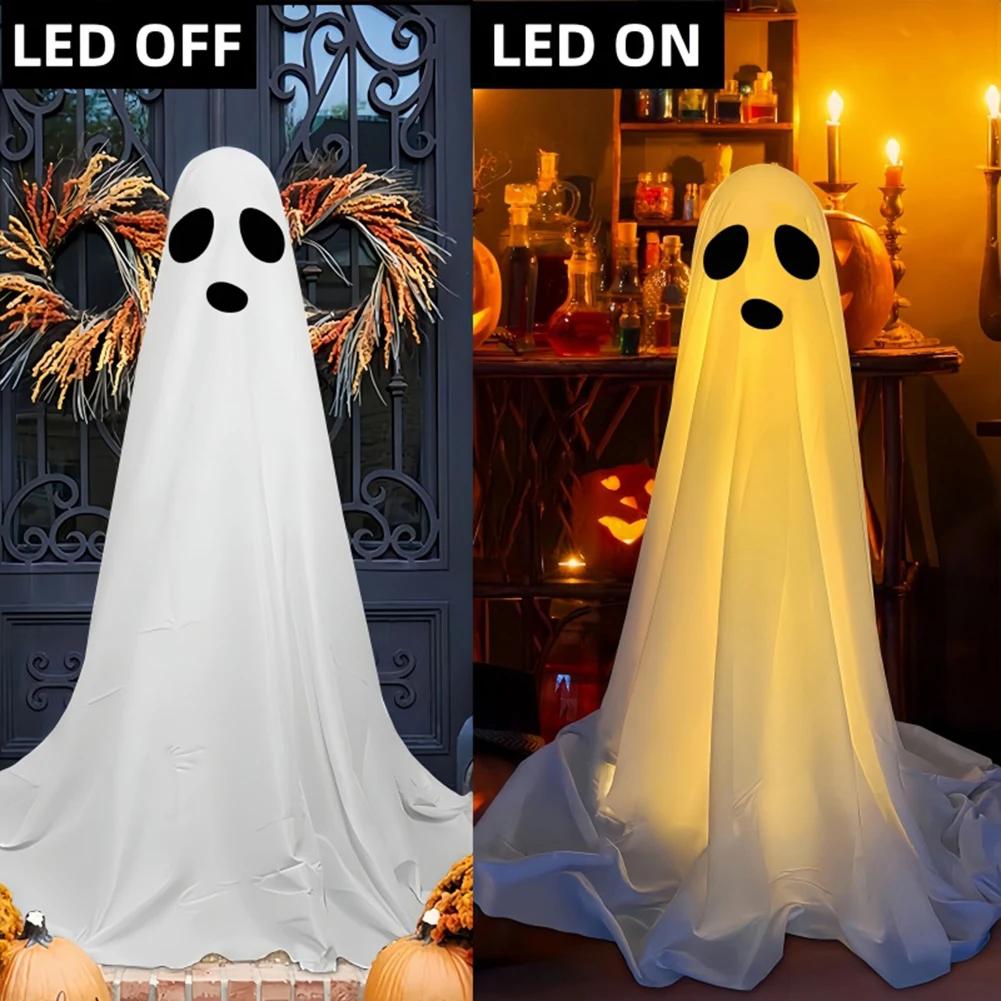 165CM Halloween LED Glow Ghost Decoration Home Indoor Outdoor Ghosts Decor Battery Spooky Light Courtyard Ornament