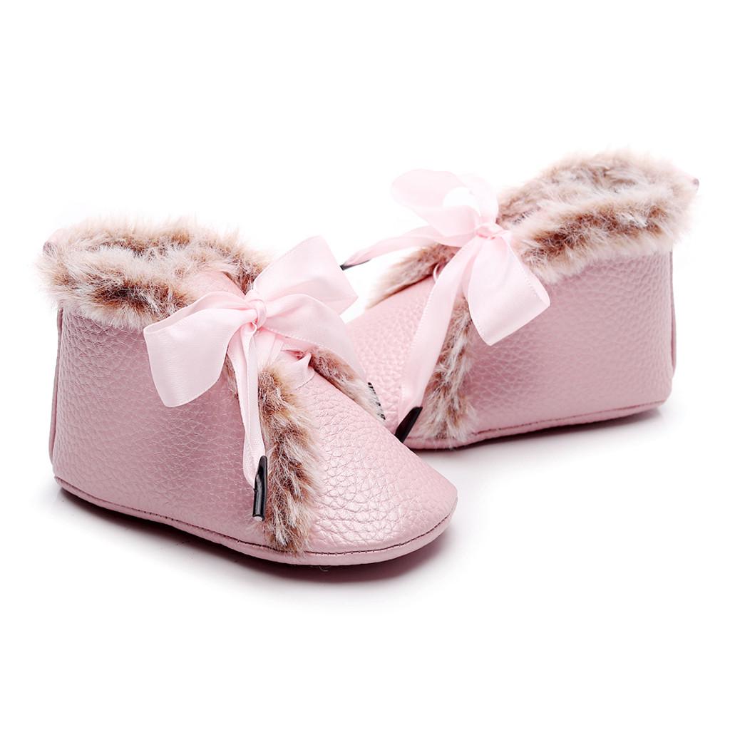 Baby-Stiefel für Neugeborene, Mädchen und Jungen, warme Schuhe, Lauflernschuhe, Stiefeletten