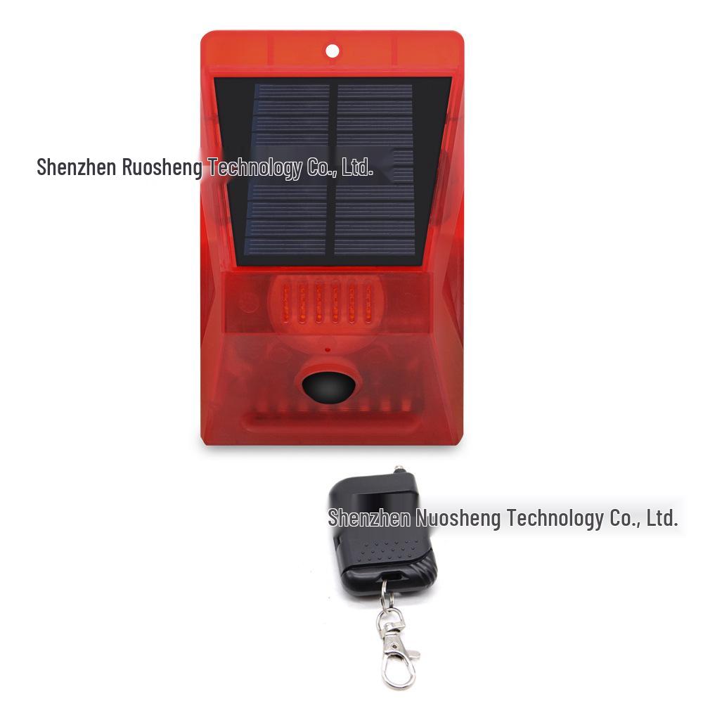 Solar-Powered Animal Repeller with Sound & Light