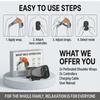 Touchscreen Smart 5000mah Electric Heated Vibrating Shoulder Massager Brace Support Wrap Breathable Perforated Wireless Rechargeable 3-speed Massage