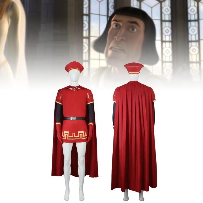 Halloween Shrek Cosplay Costume Luxurious Satin And Cotton Fabric For All Sizes