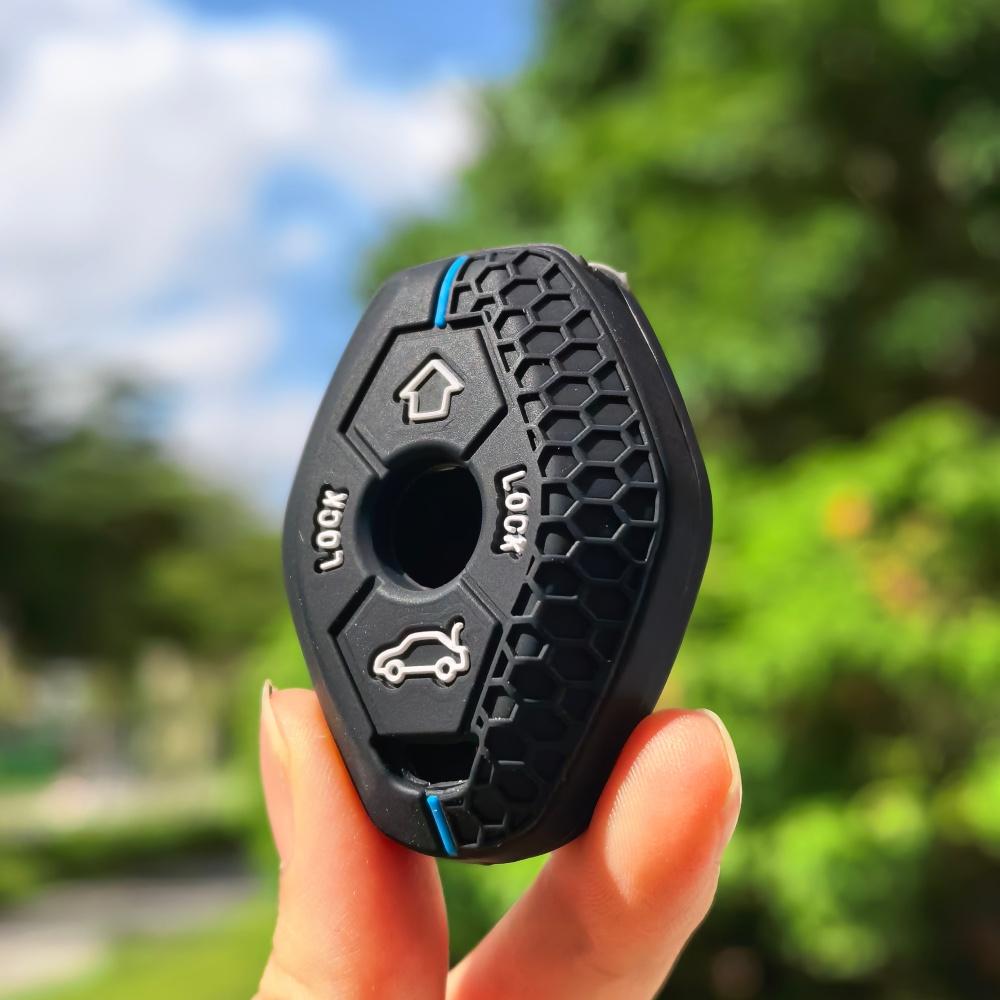 New Smart Car Key Case Cover Shell Holder Fob For Bmw X3 X5 Z3 Z4 3 5 7 Series E38 E39 E46 E83 1998-2005 Protector Keychain