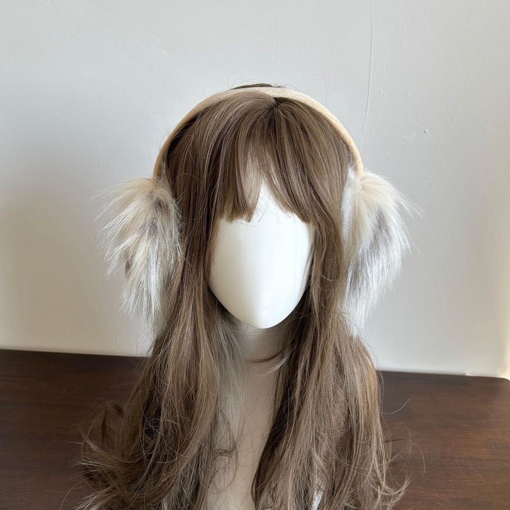 Bowknot Plush Ear Muffs for Cold Weather Fashion Ear Protective Ear Warmers Thick Furry Ear Muff for Women Skiing Hiking