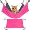 Breathable Cat Hanging Hammock Soft Cats Hanging Sleeping Bed Pet Cage Hammock  For Four Seasons
