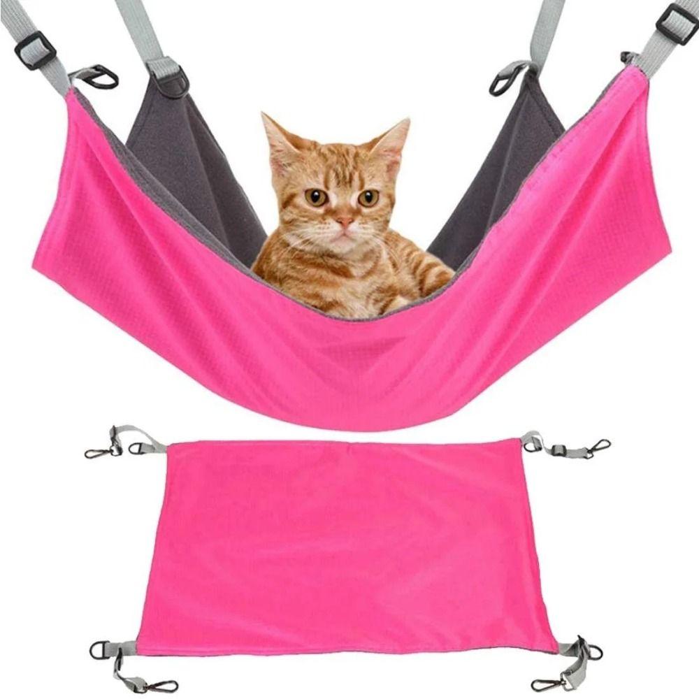 Breathable Cat Hanging Hammock Soft Cats Hanging Sleeping Bed Pet Cage Hammock For Four Seasons