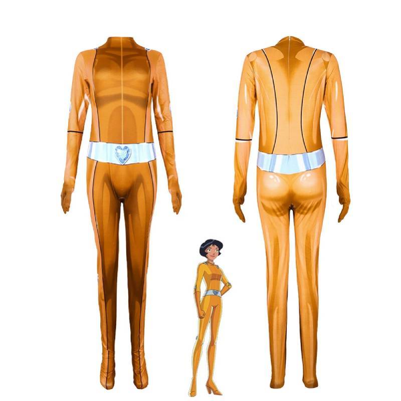 Totally Spies Cosplay Costume For Women Girls With Milk Silk Fabric For Halloween Stage Performance