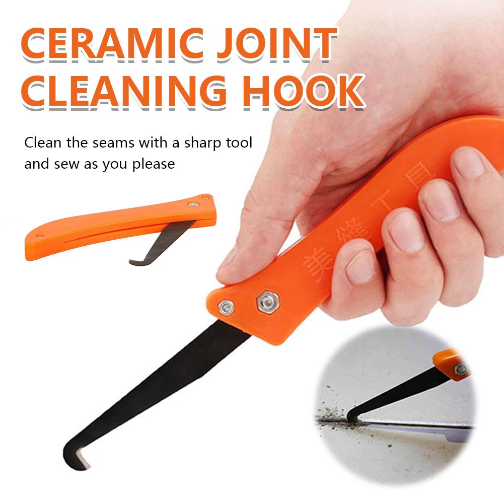 New Professional Hook Knife Tile Repair Tool Old Mortar Cleaning Dust Removal Steel Construction Hand Tools