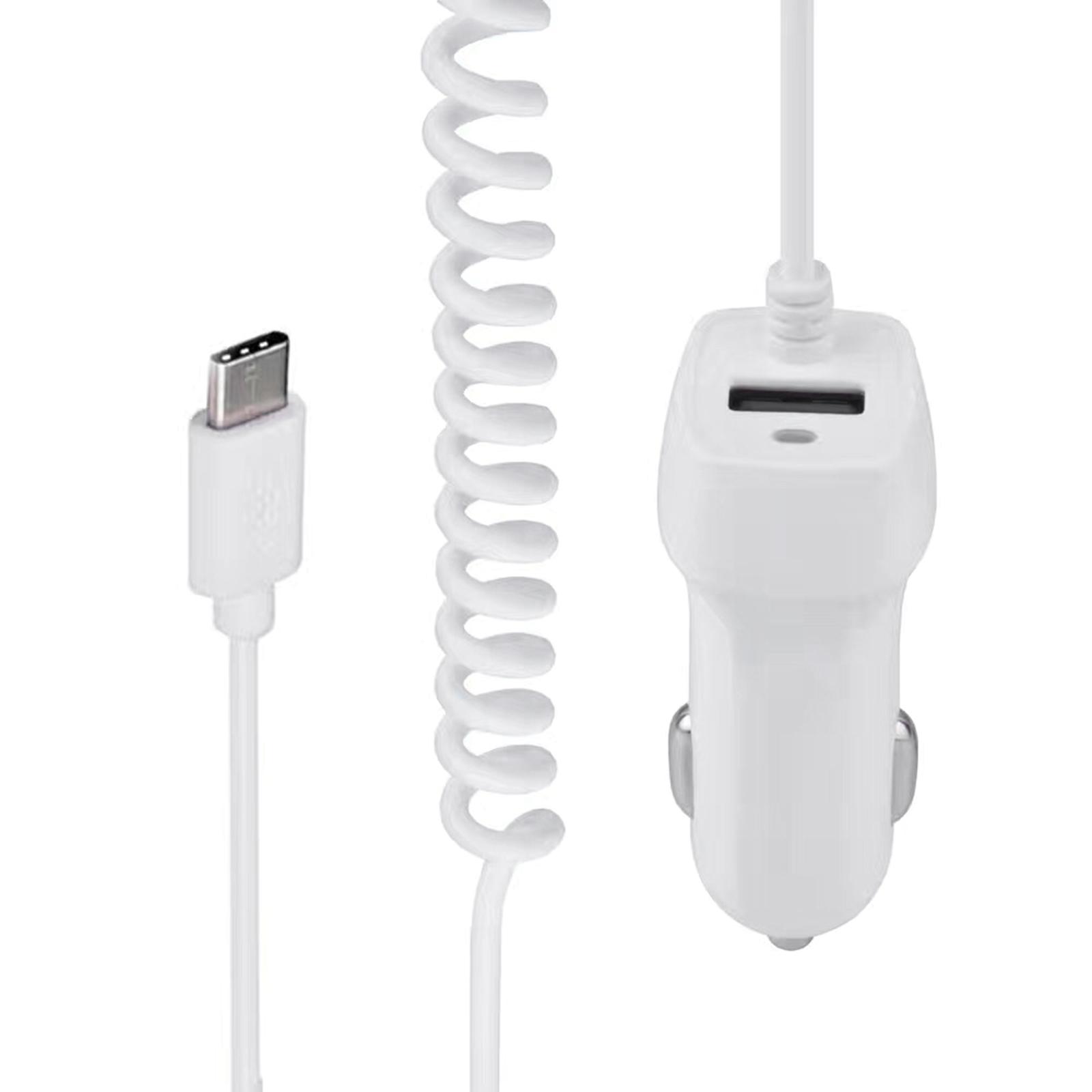 

Автомобильный зарядный кабель USB Type C с дополнительным портом USB Аксессуары для быстрой зарядки для телефонов, планшетов, нескольких устройств