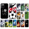 Phone Case For Xiaomi Redmi Note 13 12 Pro 11S 11 10 Pro 10S 12S Redmi 10 13C 9C 10C Football Soccer Ball Design Case