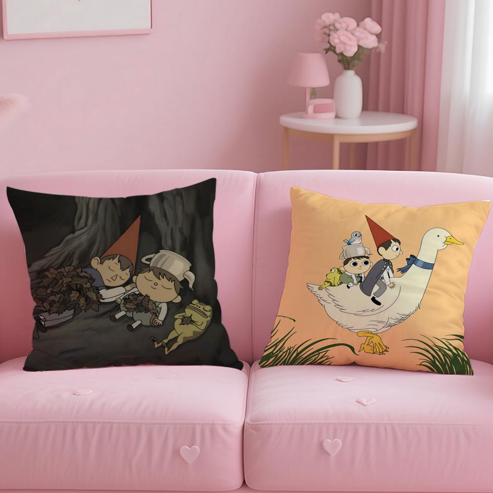 Animated Series Over The Garden Wall Cushion Cover Soft  EasyWash Pillow Case  Versatile for Couch Bed Travel and Office