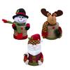 Christmas Wrap Box 3pcs Christmas Boxes Snowman Santa Doll Candy Boxes For Xmas Holiday Party Favors Bags Supplies Decoration Stocking Stuffer Candy
