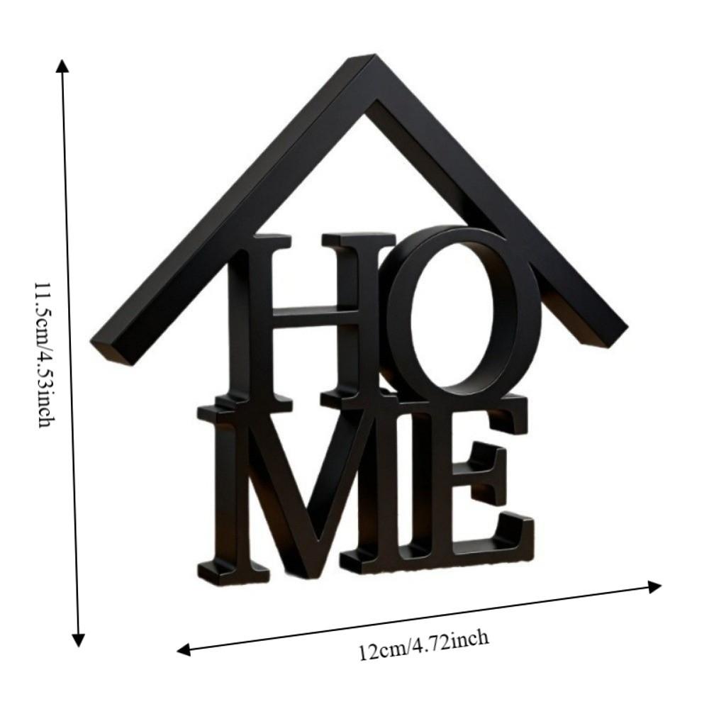 3D Printed Home Ornaments Geometric Letter Desktop Decoration Housewarming Gift  Housewarming