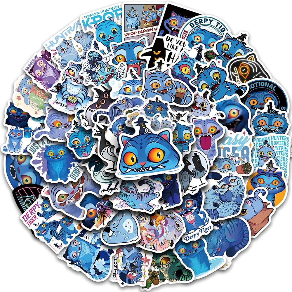 Kawaii Anime Kpop Naklejki Łowca Demonów Kreskówkowe Naklejki Pieczętujące Wodoodporne DIY Scrapbooking Artykuły Papiernicze Słodkie Naklejki Prezenty