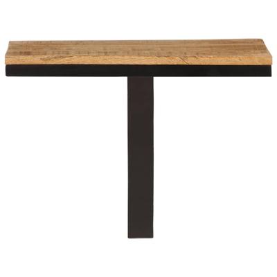 Wall Shelf 40 X 30 X 32 Cm Solid Mango Wood and Iron