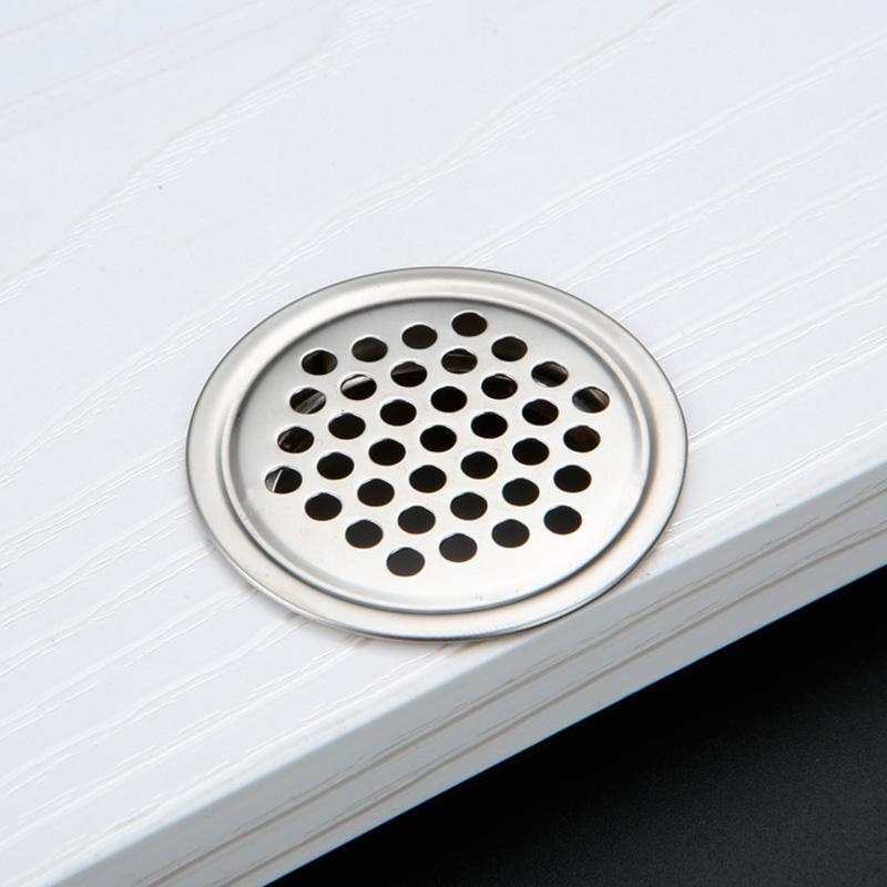 Round Mesh Hole Cover Stainless Steel Ventilation Cover For Wardrobe Cabinet Air Vent Louver Furniture Accessories Home Decor