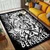 1pc BerserkerViking Themed Rug for Home Decor, Non-slip Office Carpet, Chair Mat, Outdoor Mat, Christmas and Halloween Gifts-0731061